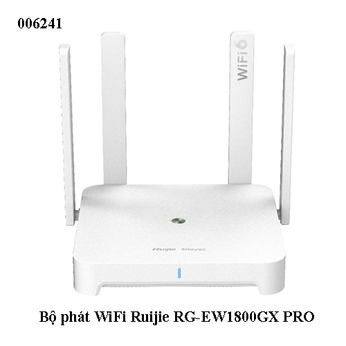 Bộ Phát Router WiFi 6 siêu khỏe Ruijie RG-EW1800GX PRO EW1800 1800Mbps- Bảo Hành Chính Hãng 3 Năm