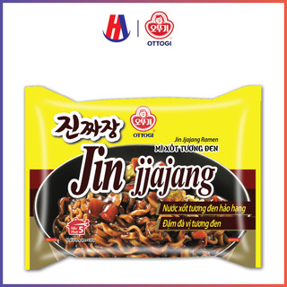 Mì trộn xốt tương đen Jin Jjajang Ramen Ottogi gói 135g 135g)
