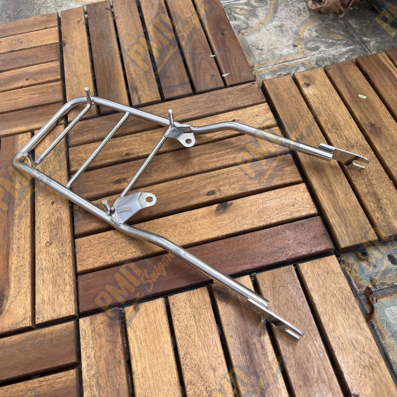 Baga che đèn sau chaly chất liệu inox 304