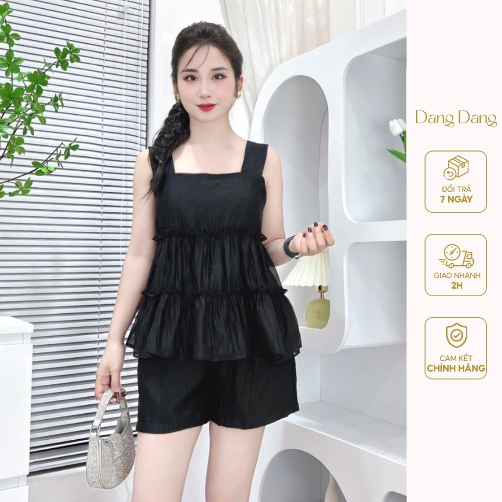 [ DANG DANG ] Set hè áo 2 dây + quần đùi