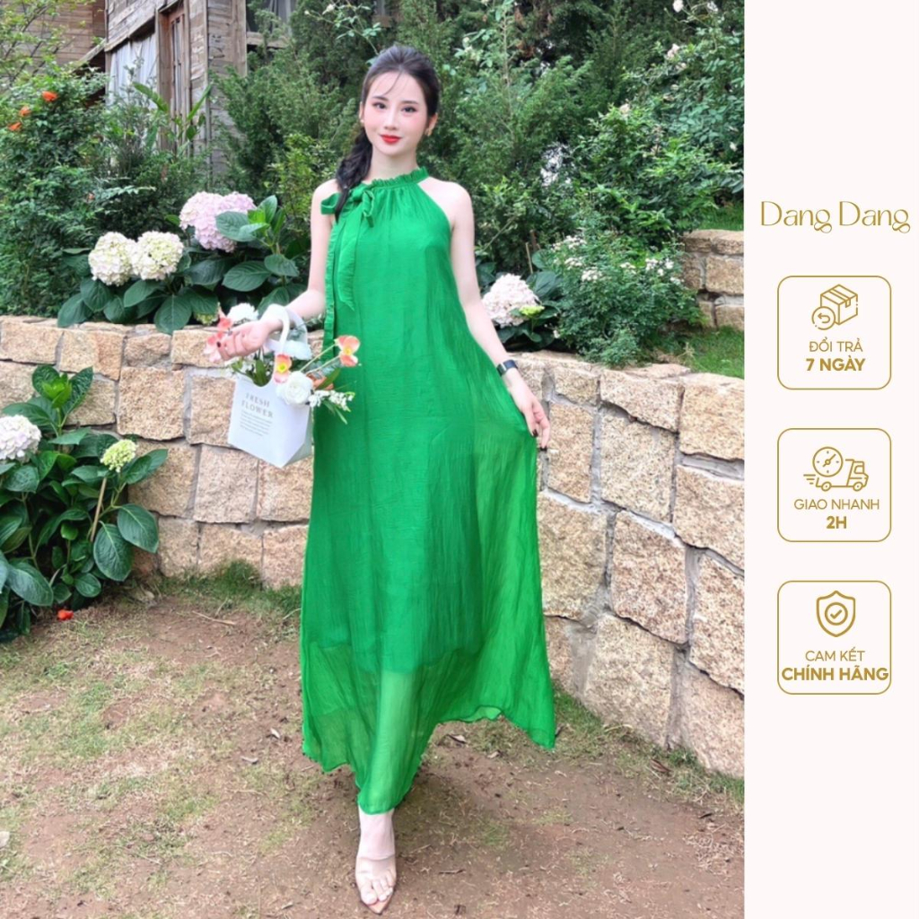 Váy maxi liền thân nữ tính