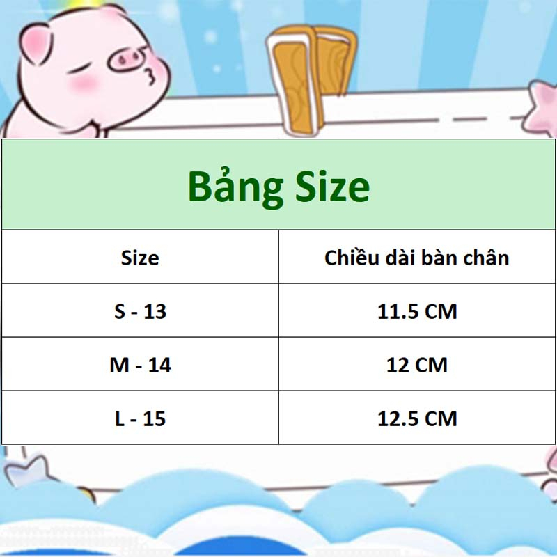 Dép tập đi đế mềm, dép sandal chống trơn trượt cho bé trai bé gái từ 6-18 tháng tuổi siêu dễ thương GBW008