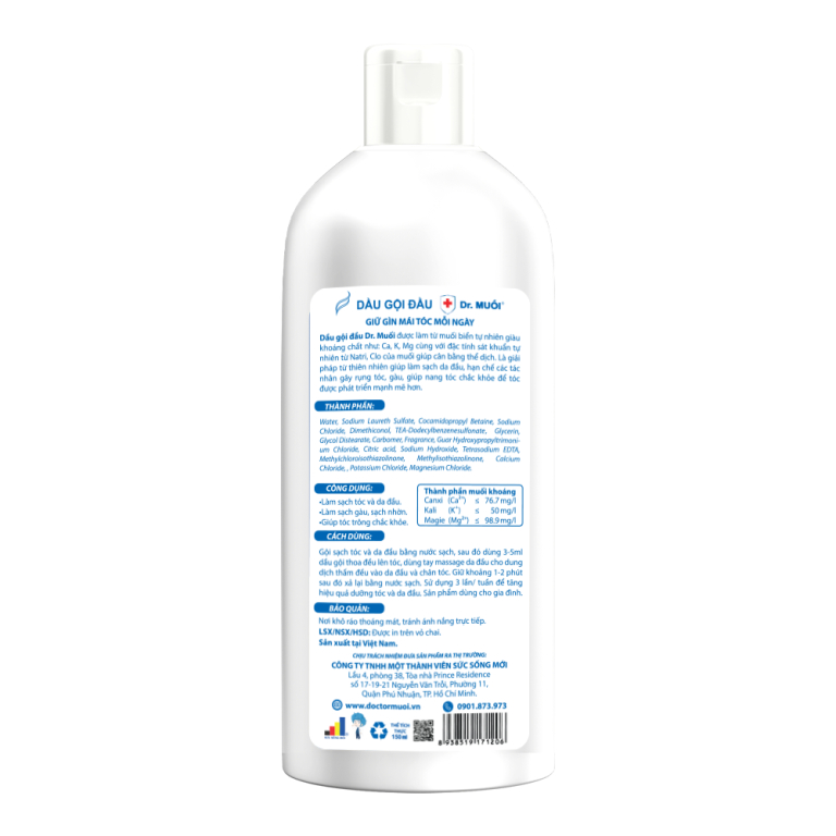 Dầu Gội Đầu Dr.Muối chai 150ml