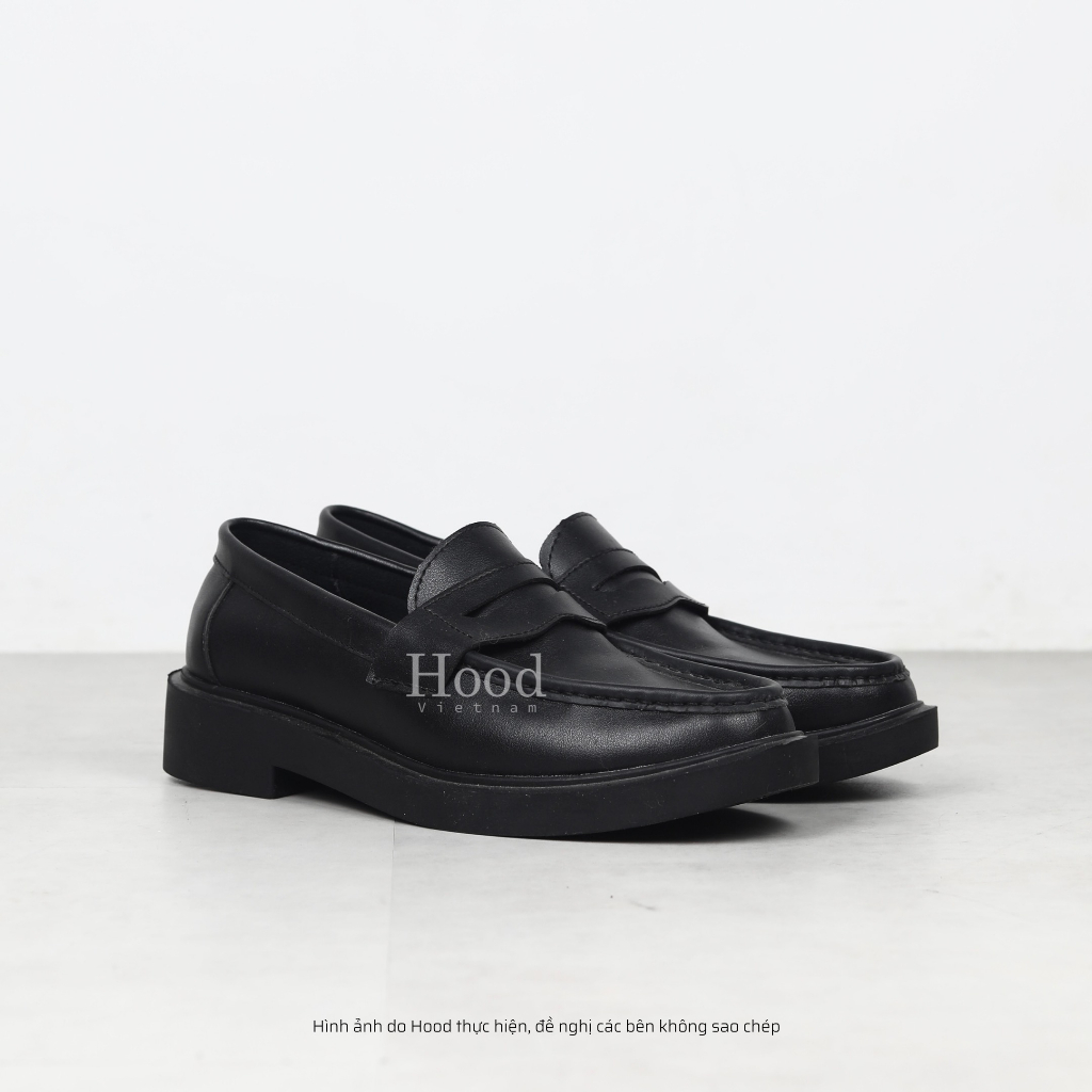 Giày Pennyloafer Hood - Đế cao su đúc nguyên khối - Da chống nhăn
