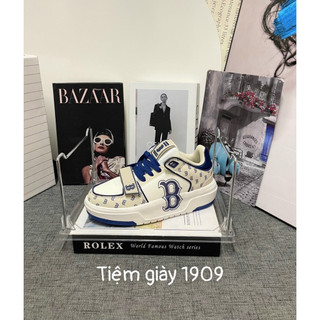 Giày Thể Thao Sneaker Mlb Liner Quai, Màu xanh Mlb Chunky Liner Mid Basic New York Yankees S