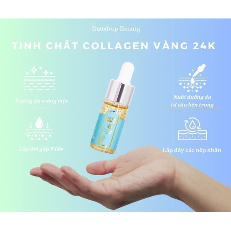 Serum dewdrop 24k gold collagen
