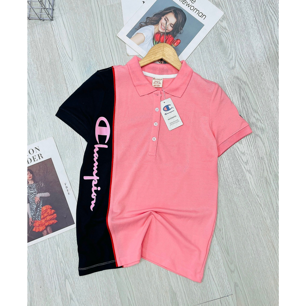 Áo thun Nữ Polo CHAMPION NỐI THÂN PLWC00017