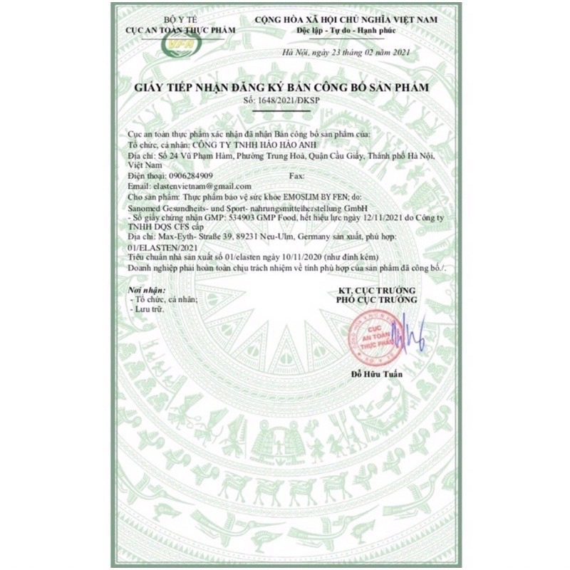 GIẢM CÂN AN TOÀN VỊ CHANH TỰ NHIÊN CHÍNH HÃNG