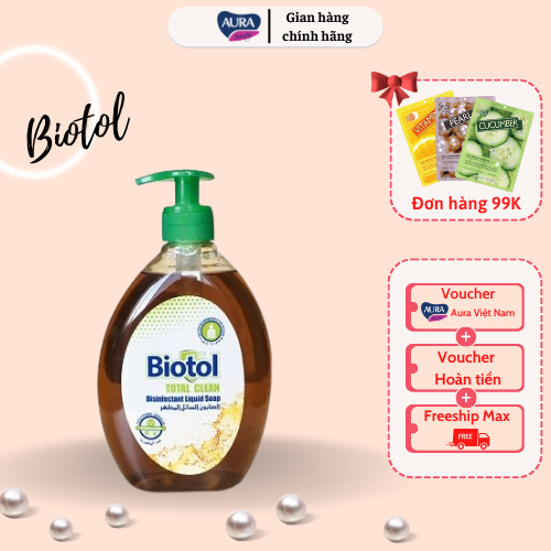 Nước rửa tay Biotol kháng khuẩn sạch toàn diện 500ML