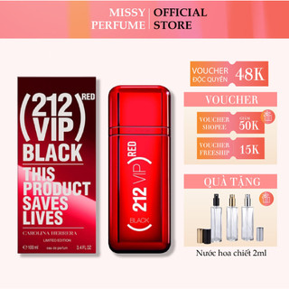 Nước hoa nam 212 vip black red limited edition 100ml