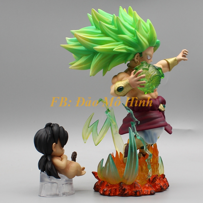 Mô hình Broly SSJ3 Cao 16CM Tặng kèm Broly Kid, Figure Broly - Mô Hình Dragon Ball