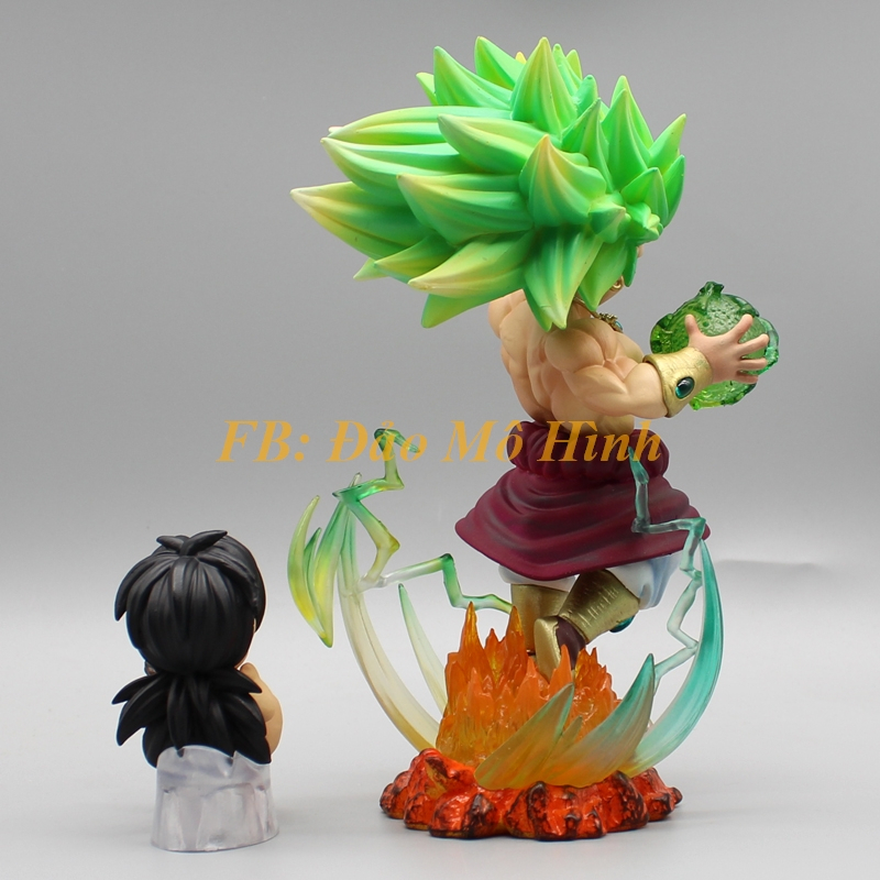 Mô hình Broly SSJ3 Cao 16CM Tặng kèm Broly Kid, Figure Broly - Mô Hình Dragon Ball