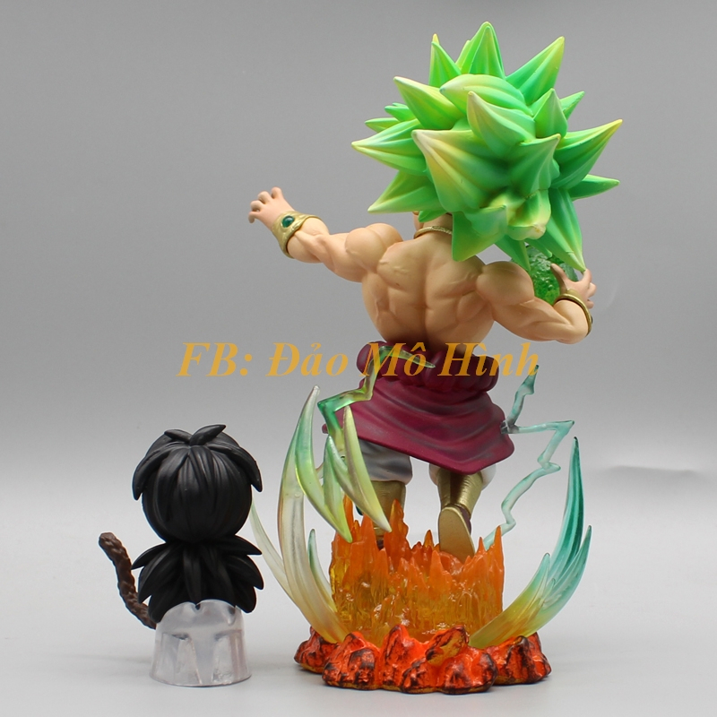 Mô hình Broly SSJ3 Cao 16CM Tặng kèm Broly Kid, Figure Broly - Mô Hình Dragon Ball
