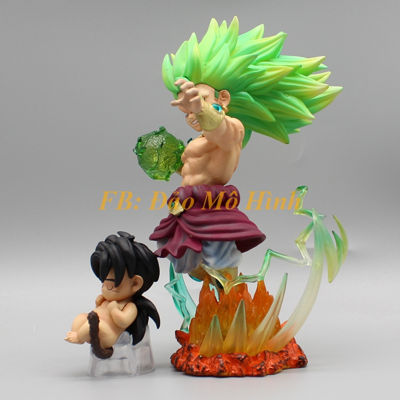 Mô hình Broly SSJ3 Cao 16CM Tặng kèm Broly Kid, Figure Broly - Mô Hình Dragon Ball