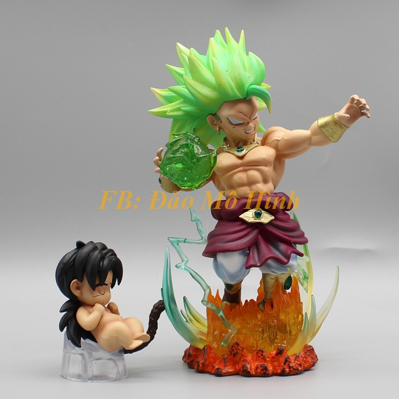 Mô hình Broly SSJ3 Cao 16CM Tặng kèm Broly Kid, Figure Broly - Mô Hình Dragon Ball