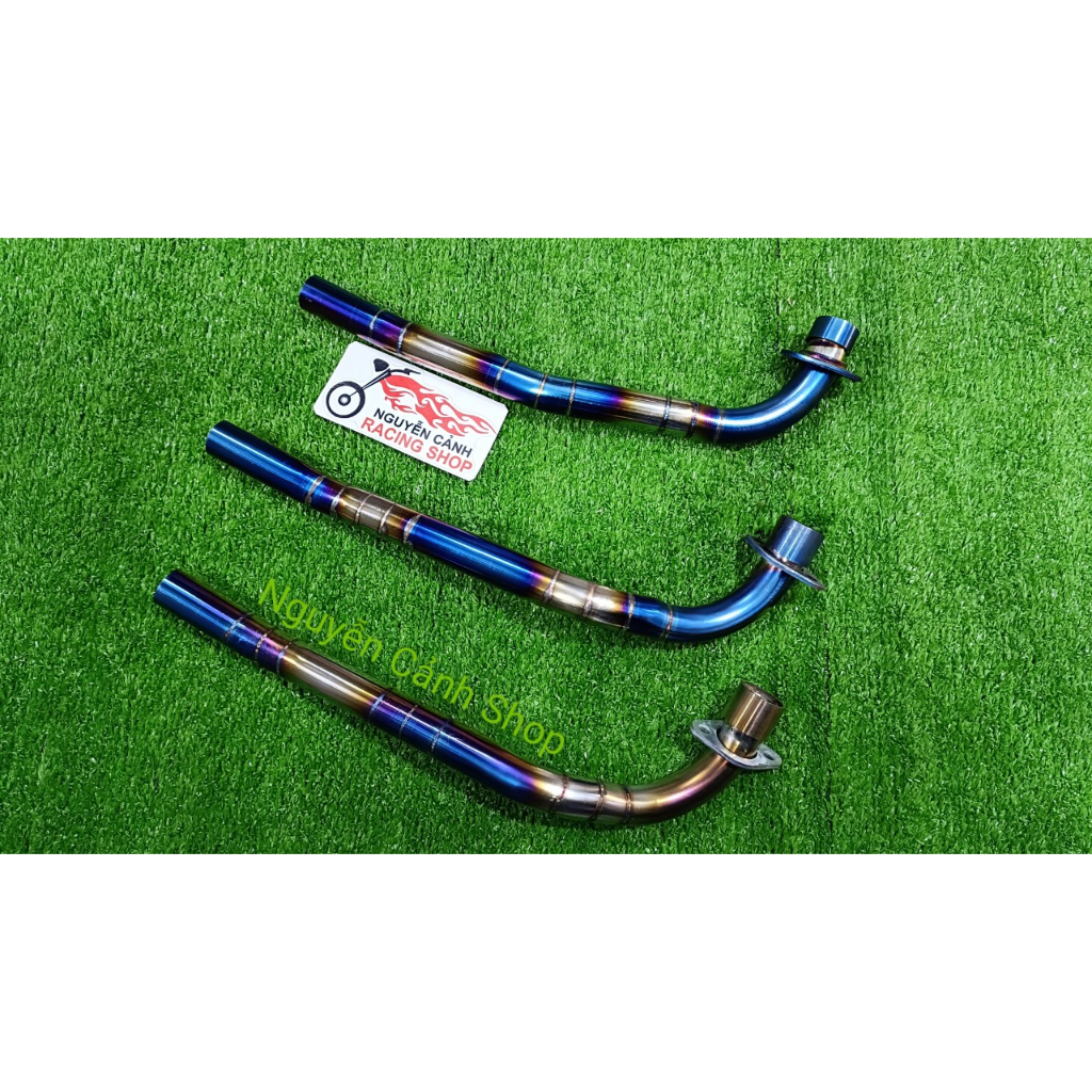 Cổ pô titan 27mm xe Wave blade ,wave A110