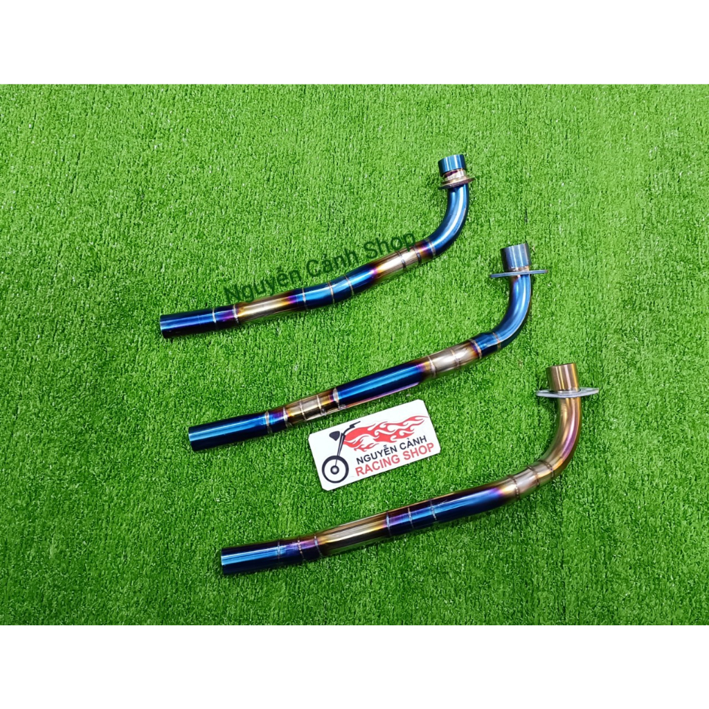 Cổ pô titan 27mm xe Wave blade ,wave A110