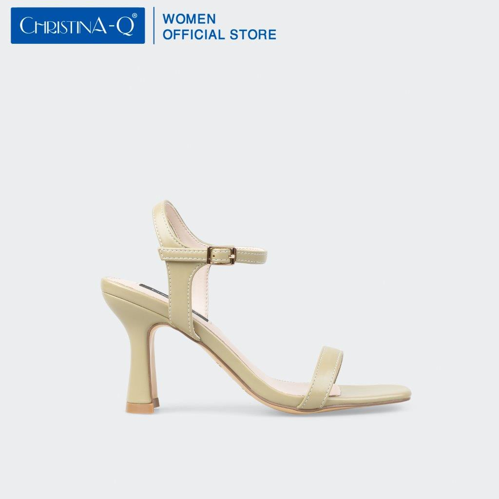 Giày Sandals Nữ Gót Trụ ChristinA-Q XDN296