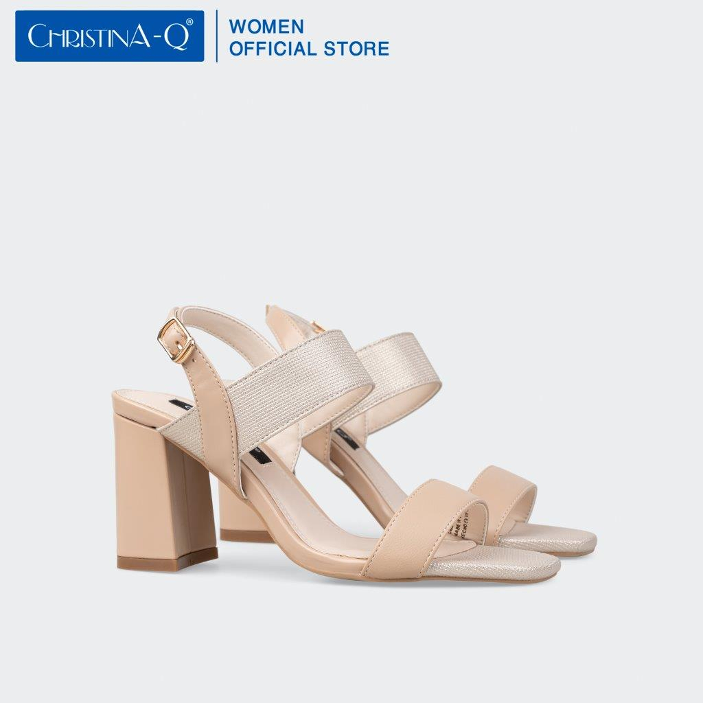 Giày Sandals Nữ Gót Trụ ChristinA-Q XDN291