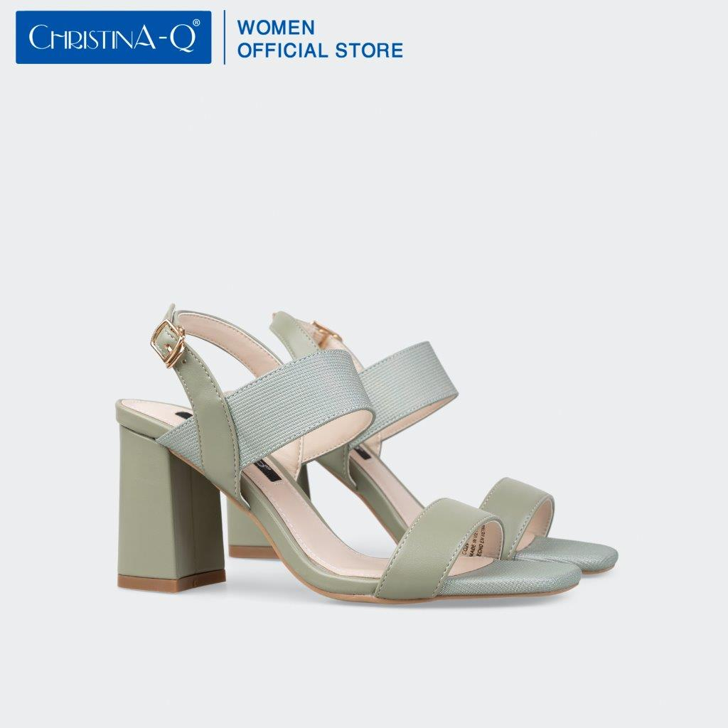 Giày Sandals Nữ Gót Trụ ChristinA-Q XDN291