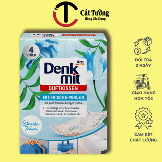 Túi thơm tủ quần áo Denkmit hộp 4 túi, hương thơm dịu nhẹ, dễ chịu, lưu hương lâu