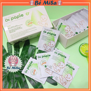 Gạc Rơ Lưỡi Dr Papie Vệ Sinh Răng Miệng Cho Bé ( Hộp 30 Chiếc )
