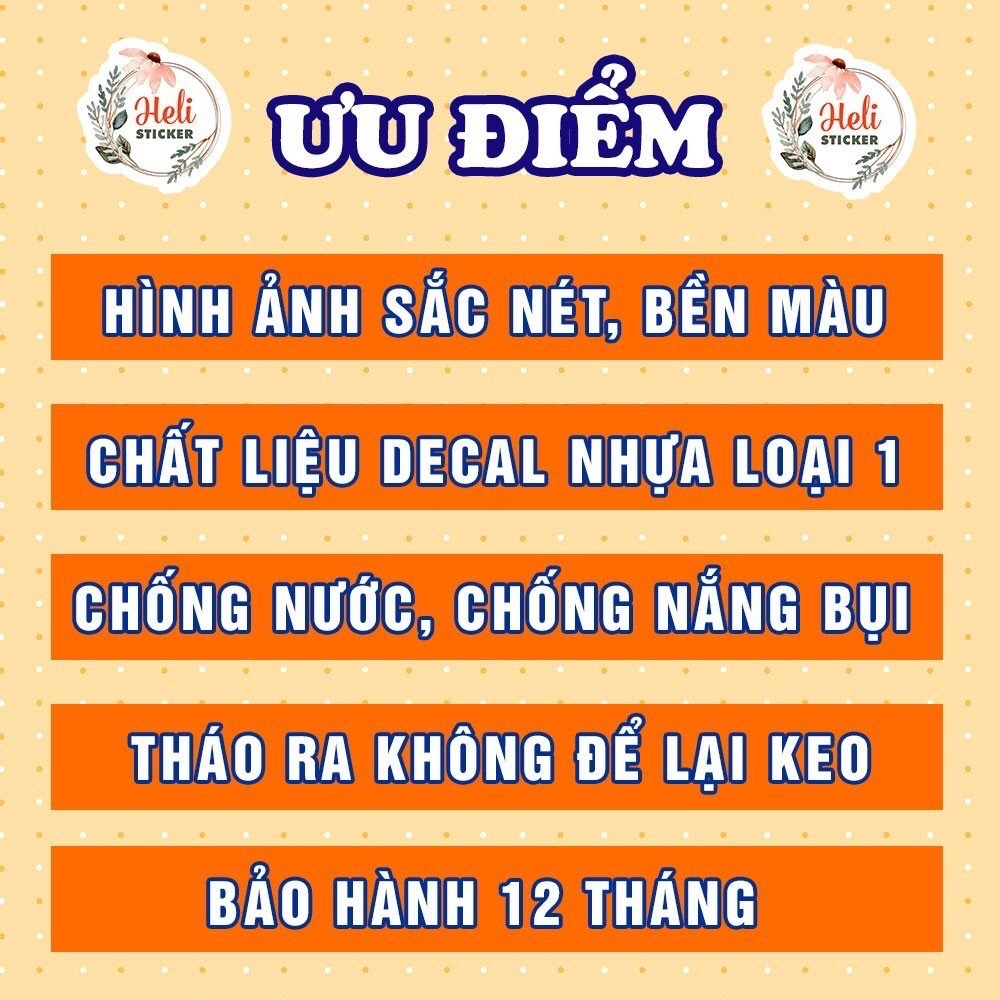 Decal GIÁ TIỀN, Màu Đỏ ✨ Hình Dán Trang Trí Quán Ăn Vặt, Trà Sữa, Cà Phê, Sinh Tố - Sticker Kháng Nước, Cắt Sẵn.