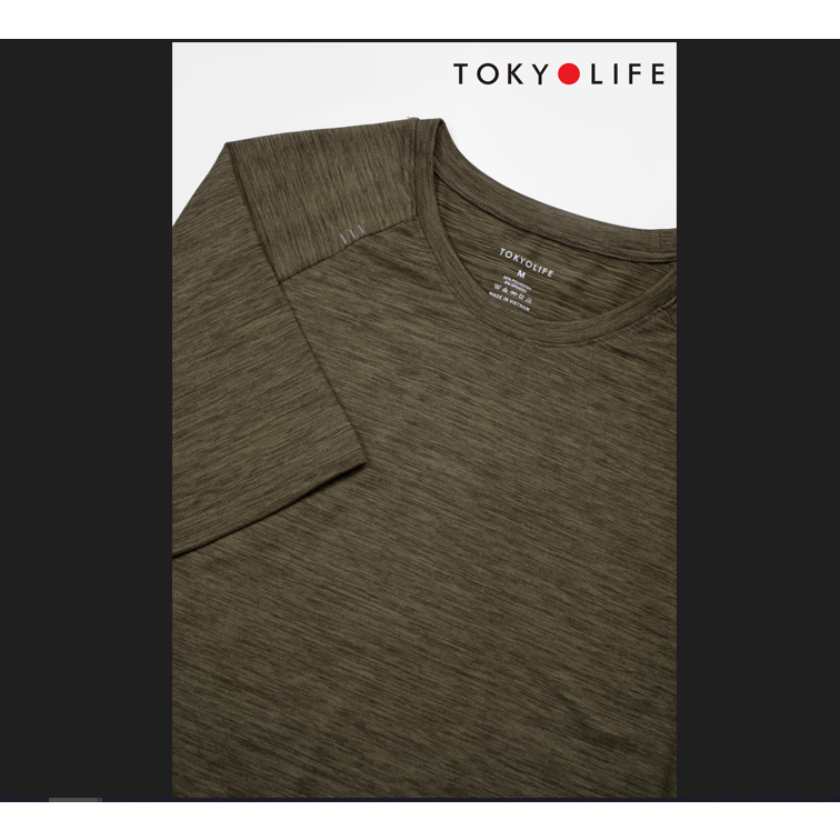 Áo T-Shirt NAM cổ tròn dáng suông TOKYOLIFE C7TSH504M