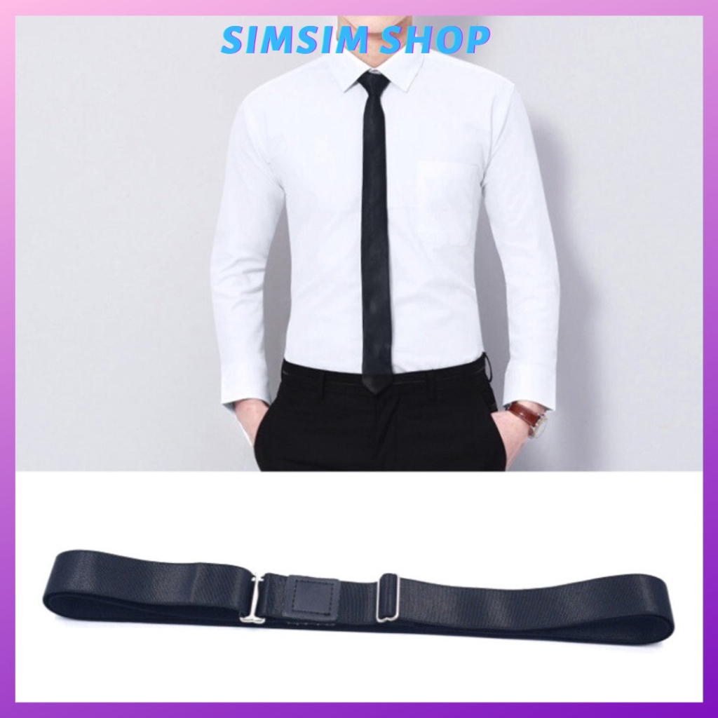 Dây đai nịt thắt lưng giữ áo sơ mi thẳng - dây đai áo sơ vin cho nam nữ giữ áo thẳng khi giơ tay