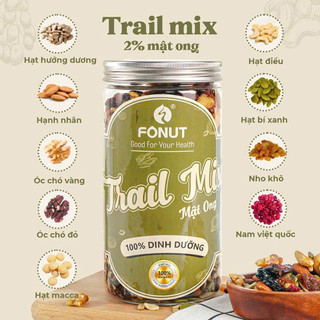 Mix hạt dinh dưỡng, trái cây sấy, trail mix là sản phẩm mix không yến mạch