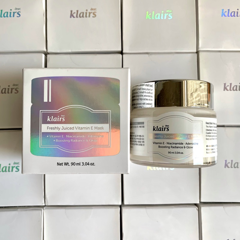 DATE 2025 Mặt nạ ngủ Klairs Freshly Juiced Vitamin E Mask 90ml