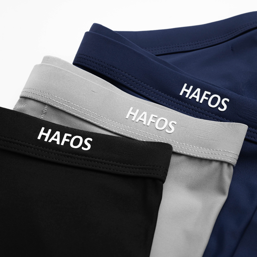 Quần lót nam boxer cải tiến vải lụa 100% cao cấp thoáng mát HAFOS