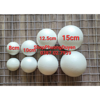 Quả xốp tròn 7cm/8cm/10cm/12.5cm/15cm/20cm/30cm