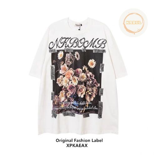 Áo thun tay lỡ unisex in 3D dáng rộng thun cotton dưới 75kg - FANVESTONE