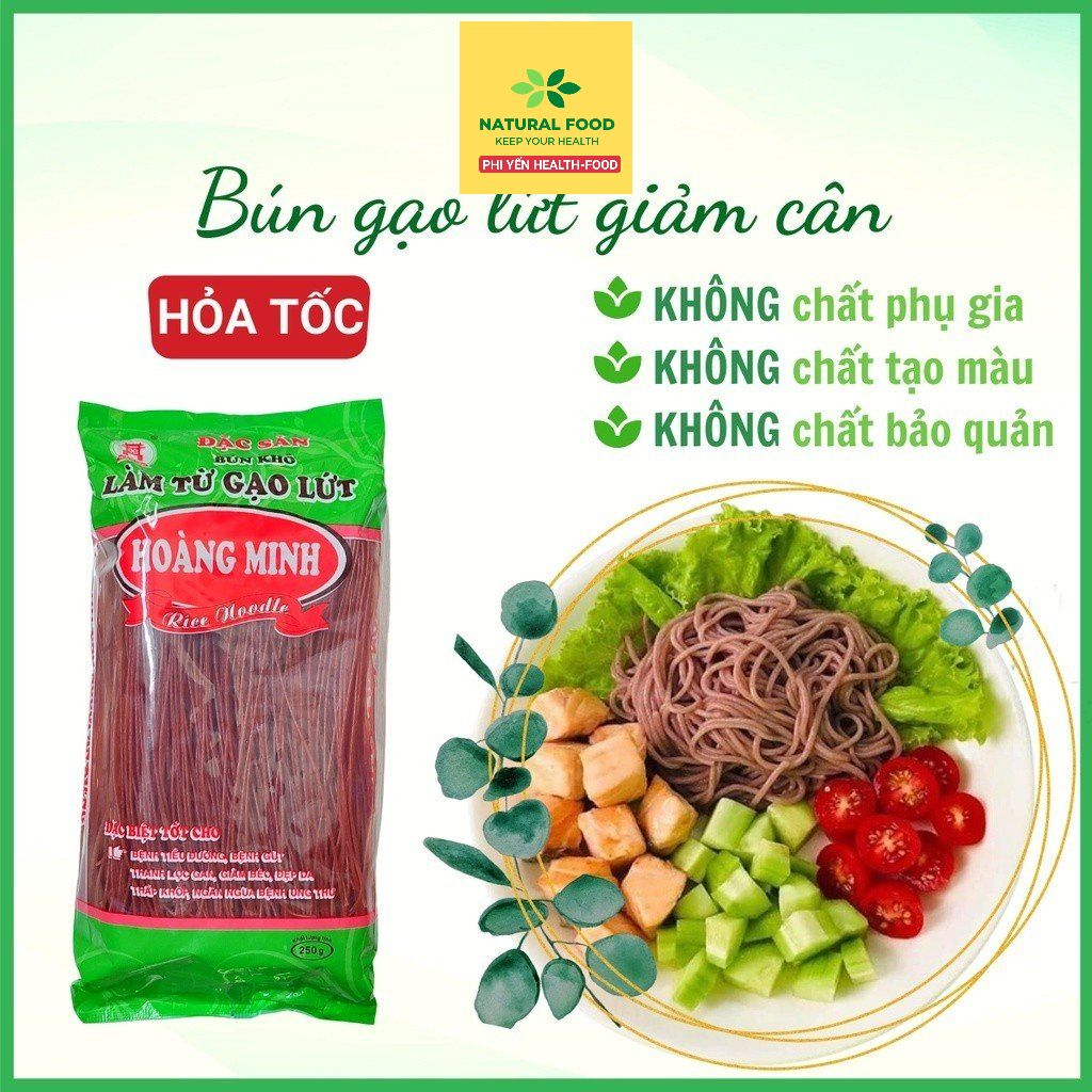 Bún Gạo Lứt Phương Nam, Loại ngon - Túi 500g/250g