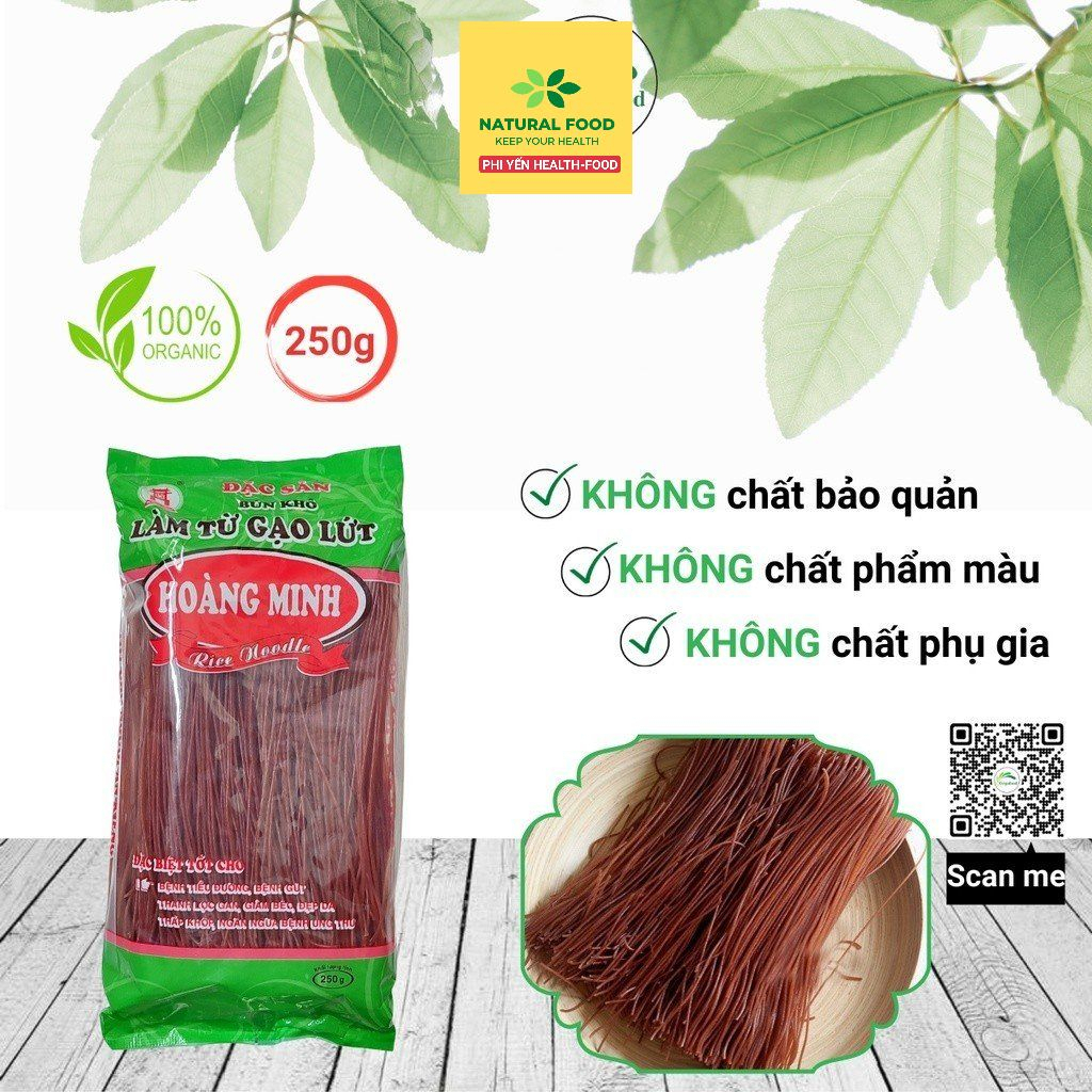 Bún Gạo Lứt Phương Nam, Loại ngon - Túi 500g/250g