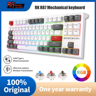 Bàn phím cơ rk r87 rk royal kludge 87 phím rgb 80% tương thích mac os