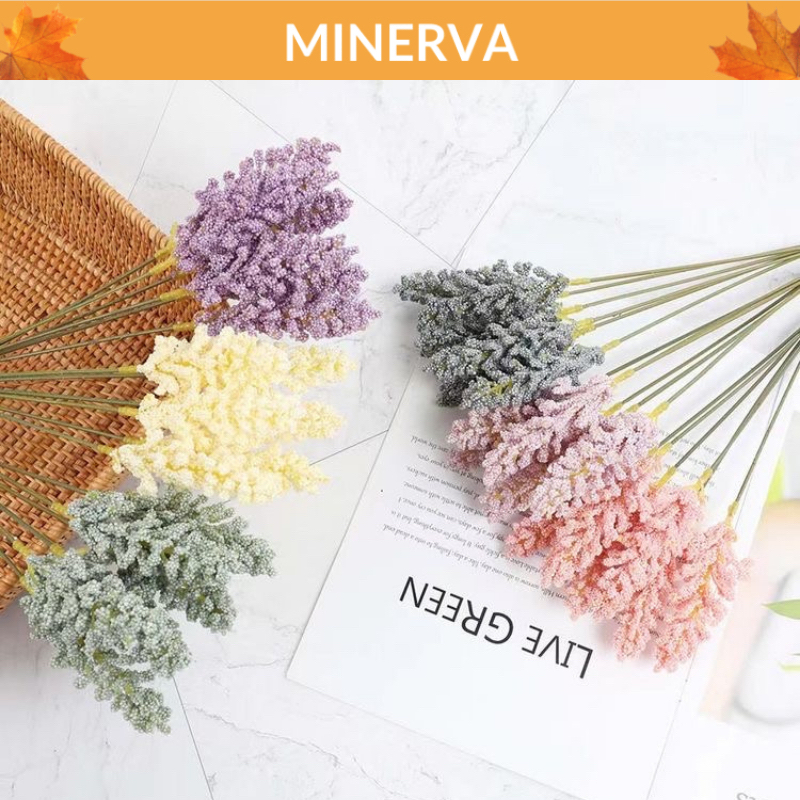 Cành bông lúa mạch giả cắm lọ hoa, trang trí góc văn phòng, cắm lọ hoa, phụ kiện chụp ảnh, tiệc cưới