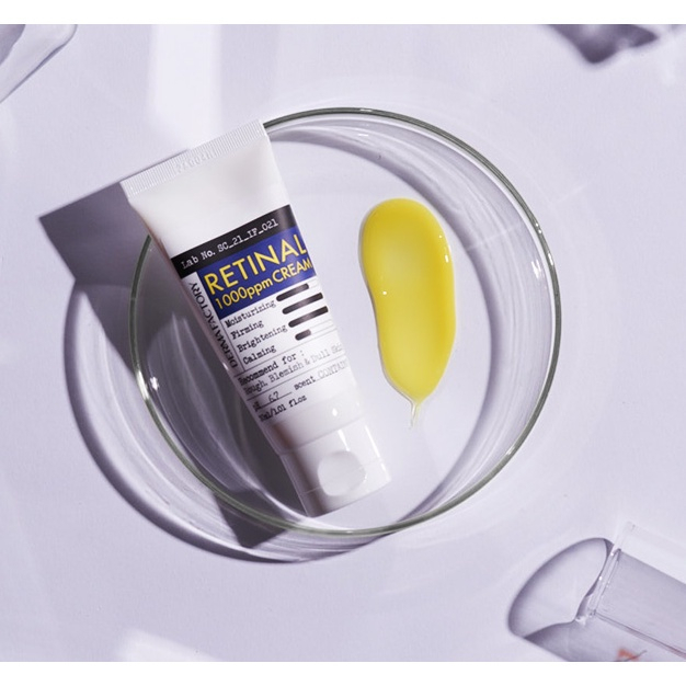 Kem dưỡng ẩm ban đêm căng bóng chống lão hóa da Derma Factory Retinal 300ppm 1000 ppm Cream 30g 30ml