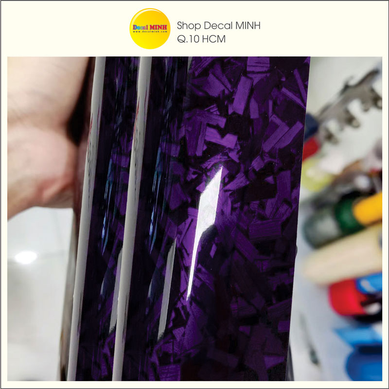 Film Dán Carbon Forged Cao Cấp dành cho Dán xe - điện thoại - Laptop