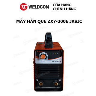 Máy hàn que zx7-200e jasic hàn que từ 2.0-3.2mm, công nghệ inverter tiết kiệm điện năng- bảo hành 18 tháng