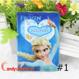 Bao passport công chúa Elsa PVC PP61 - Candyshop88
