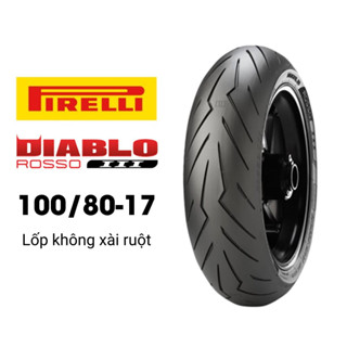 (Rosso III 100/80-R17) Vỏ xe Pirelli Diablo Rosso 3 size 100/80-R17 M/C TL 52H