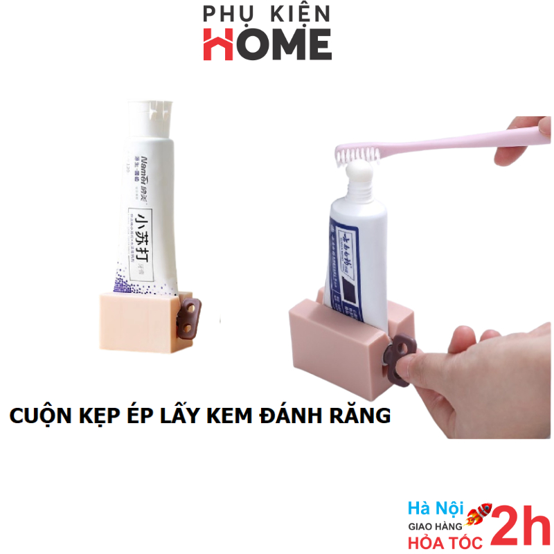 Kẹp Nhựa Nặn Kem Đánh Răng, Cuộn Kẹp Ép Kem Đánh Răng Vặn Bằng Tay, Nhỏ Gọn, Tiết Kiệm, Tiện Dụng, Phụ kiện home 5202