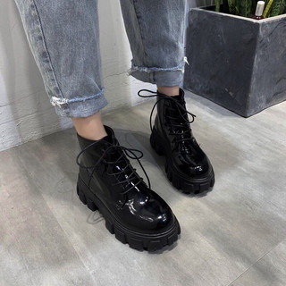 Giày Nữ - Boot Nữ Độn Đế Hách Chiều Cao Hot Trend
