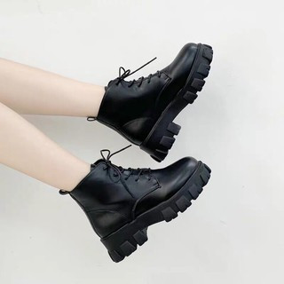 Giày Nữ - Boot Nữ Độn Đế Hách Chiều Cao Hot Trend