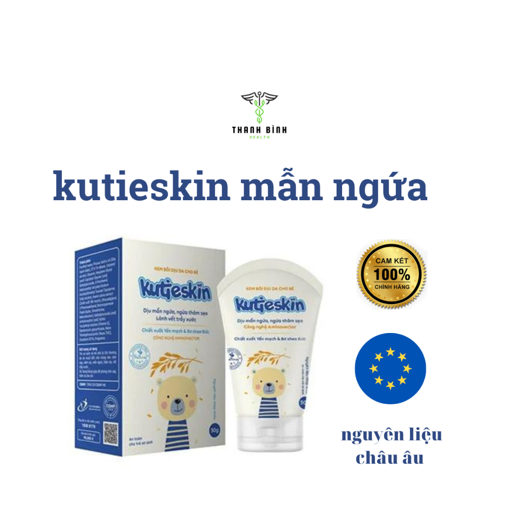 chính hãng Kem mẫn ngứa (hăm) KUTIENSKIN 30g