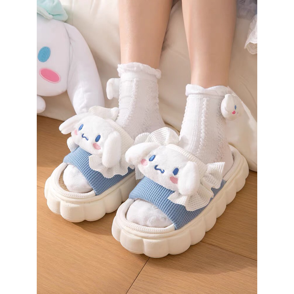 Dép bông quai ngang mẫu mới hoạ tiết kuromi xinh xắn dễ thương Mã 06