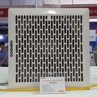 Quạt hút âm trần có ống dẫn Nanoco NCV1520-C/ NCV2020-C tặng kèm bút thử điện nanoco