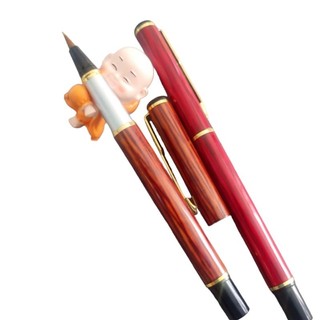 Bút lông bơm mực kim loại vân gỗ